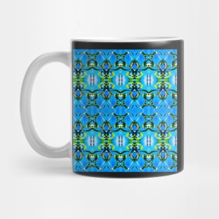 Green Blue Pattern Mug